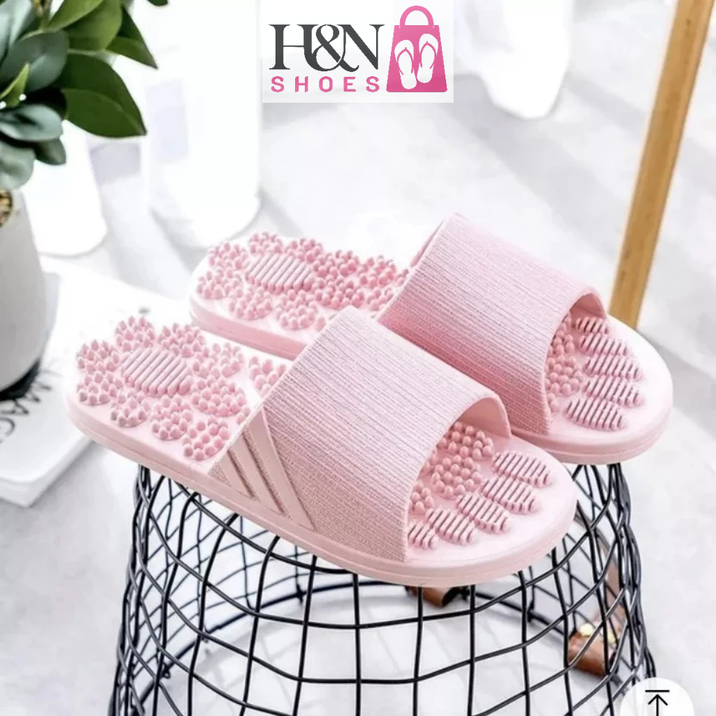 Dép nữ mang nhà tắm có gai massage tuần hoàn chống trơn trượt, dép mang ở nhà-TĂNG 1 SIZE