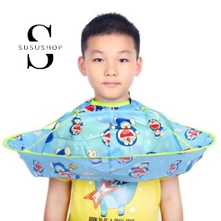 Áo choàng cắt tóc cho bé - Khăn choàng cắt tóc cho bé