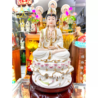Tượng quan âm ngồi 219 ho suo