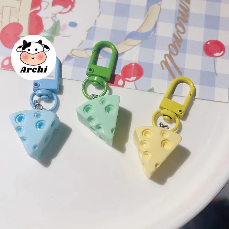 Móc Khóa Hình Phô Mai Xinh Xắn Đáng Yêu