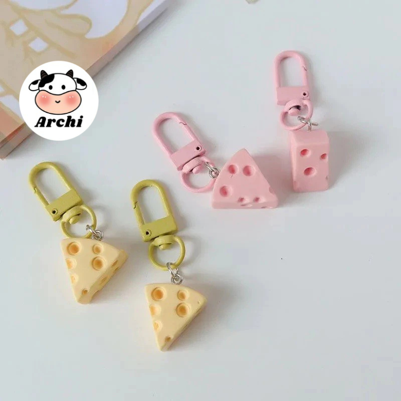 Móc Khóa Hình Phô Mai Xinh Xắn Đáng Yêu
