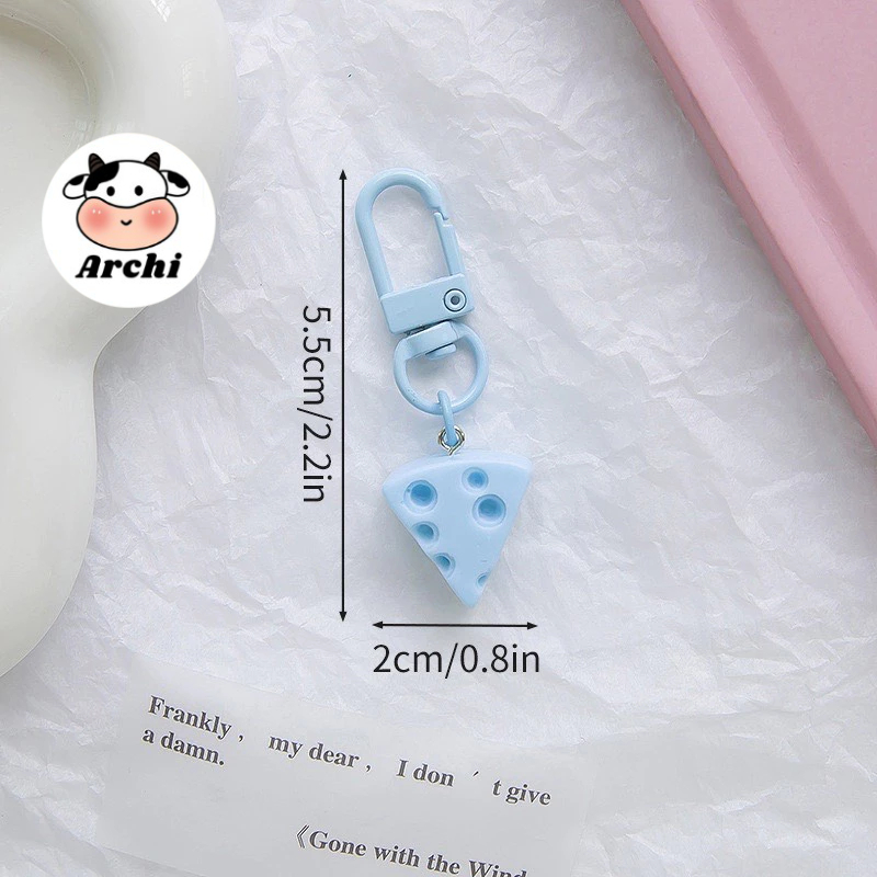 Móc Khóa Hình Phô Mai Xinh Xắn Đáng Yêu