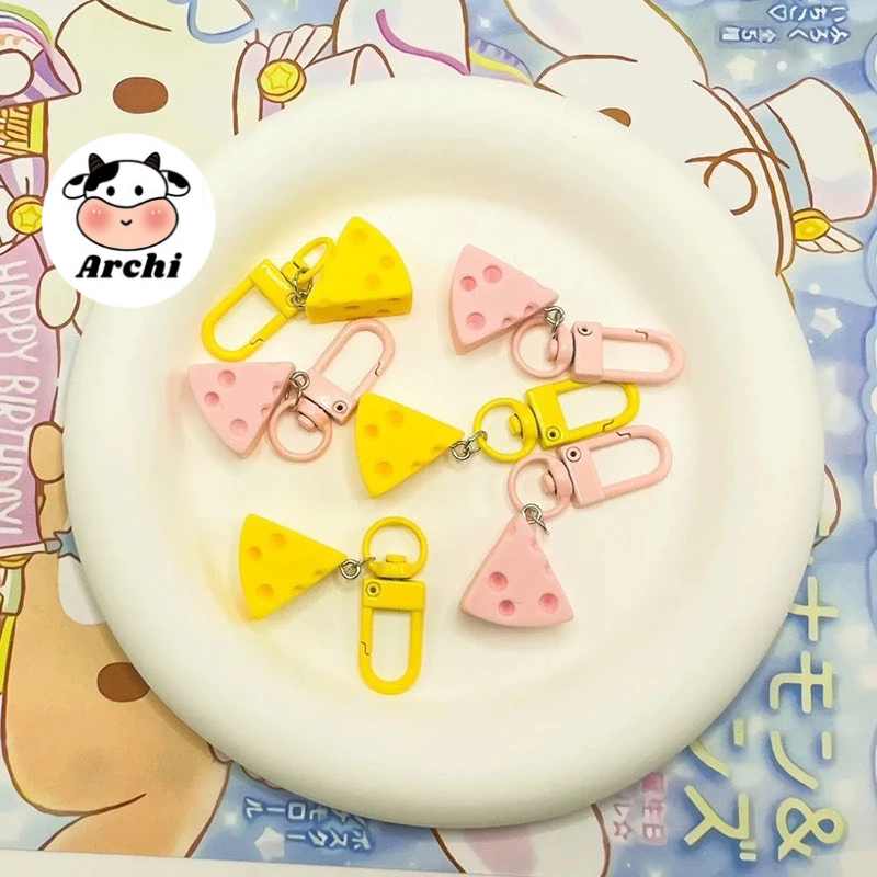 Móc Khóa Hình Phô Mai Xinh Xắn Đáng Yêu