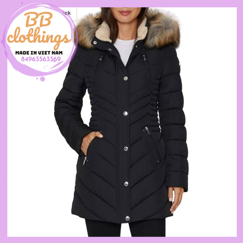 Áo parka nữ - áo phao dáng dài LAUNDRY siêu ấm