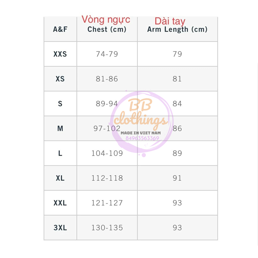 Áo cotton dài tay áo giữ nhiệt nam Aber crom bie & Fitch