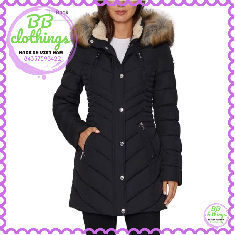 Áo parka nữ - áo phao dáng dài LAUNDRY siêu ấm