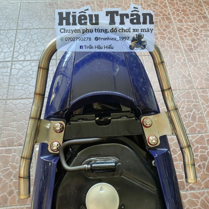 Combo 4 Ốc Salaya Gắn Tay Sách Wave 50-100-110 kèm long đền