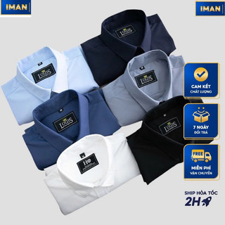 Áo Sơ Mi Nam Dài Tay Công Sở Vải Lụa Nến Cao Cấp, Áo Sơ Mi Nam Hàn Quốc  Mềm Mịn, Thoáng Mát VNXK Slimfit