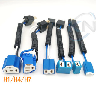 Chuôi đèn 2 đầu đực cái H1,H3,H4,H7,H11,9005,9006...... (# Đuôi đèn) bằng gốm loại thường