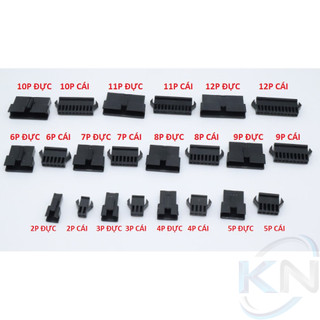 (KO DÂY) Đầu giắc cắm (kèm cos) SM 2.54mm 2P 3P 4P 5P 6P 7P 8P 9P 10P không dây