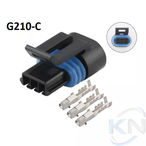 G210-Giắc cắm cảm biến ô tô 3 lỗ, cos 1.5mm