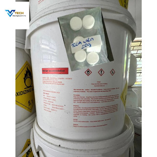 Viên khử trùng đa năng - hóa chất clo tcca 90% dạng viên nén 20gr - thùng 5kg