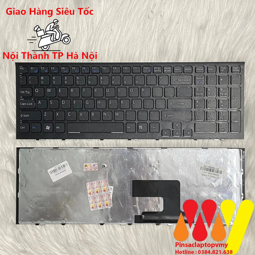 Bàn Phím Laptop Sony Vaio EH VPCEH VPCEH11FX VPCEH12FX VPCEH13FX VPCEH14FX VPCEH15FX VPCEH16FX VPCEH17FX