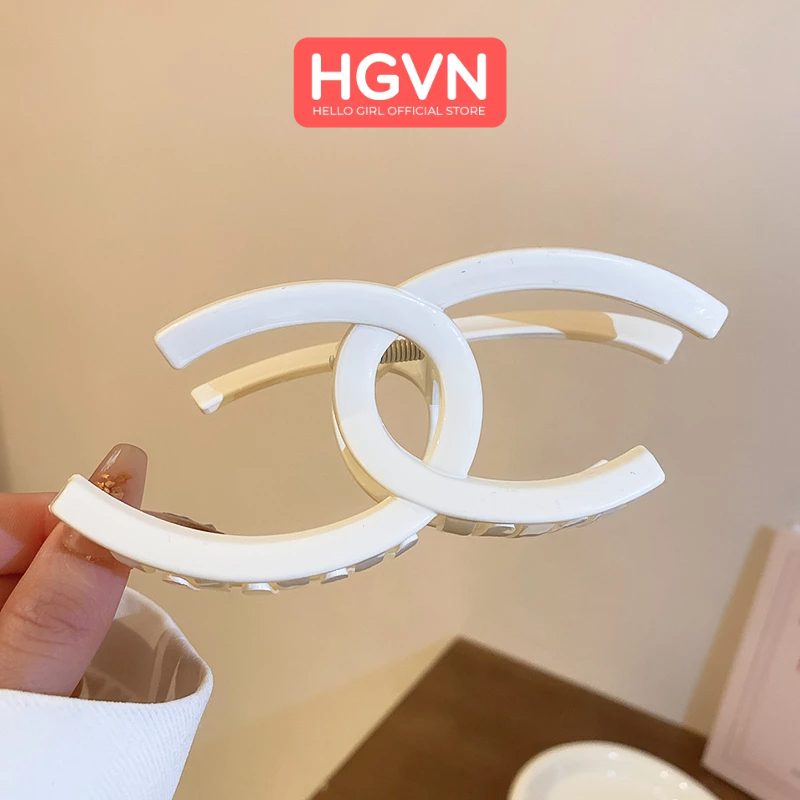 Kẹp Tóc Càng Cua Chữ X Channe Nhiều màu Pastel HGVN Phong Cách Thời Trang Pháp Dành Cho Nữ