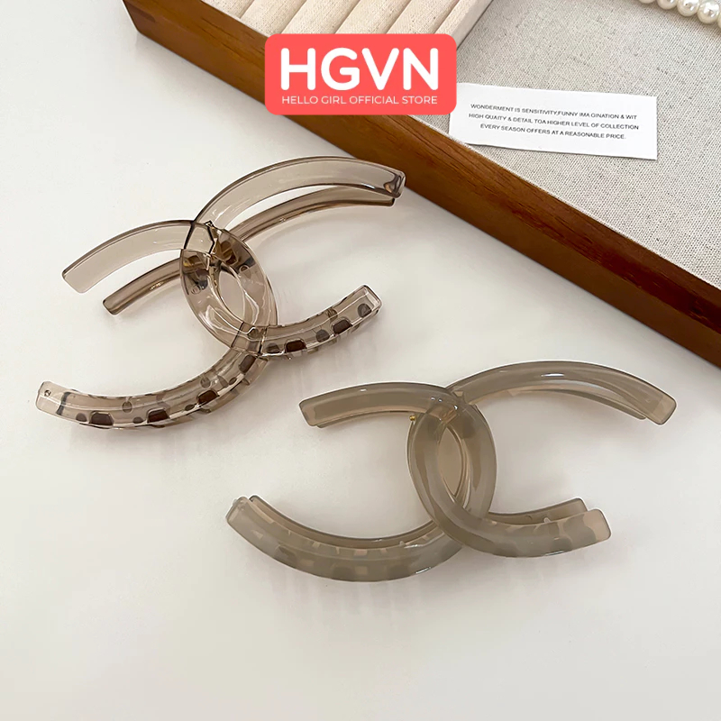 Kẹp Tóc Càng Cua Chữ X Channe Nhiều màu Pastel HGVN Phong Cách Thời Trang Pháp Dành Cho Nữ