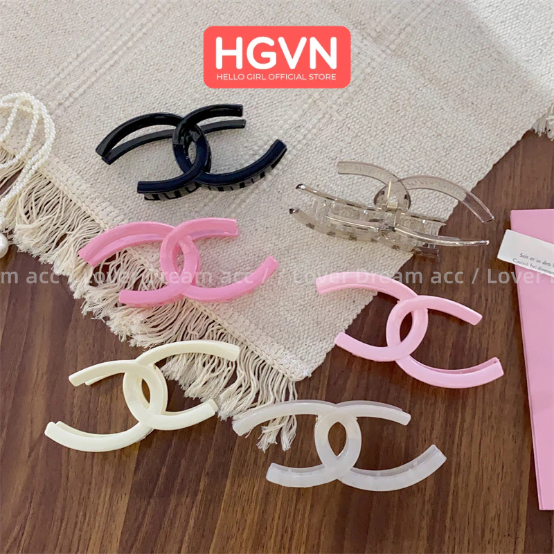 Kẹp Tóc Càng Cua Chữ X Channe Nhiều màu Pastel HGVN Phong Cách Thời Trang Pháp Dành Cho Nữ