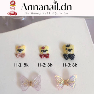 Hỗn hợp charm nail cô gái, charm thiên thần, charm nữ thần