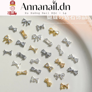 Charm tim nail, charm tim caro nail, charm trang trí móng tay