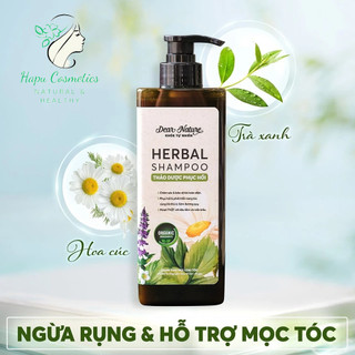 Dầu gội thảo dược phục hồi Herbal Dear Nature ngăn rụng tóc, kích thích mọc tóc, sạch gàu, nuôi dưỡng chuyên sâu