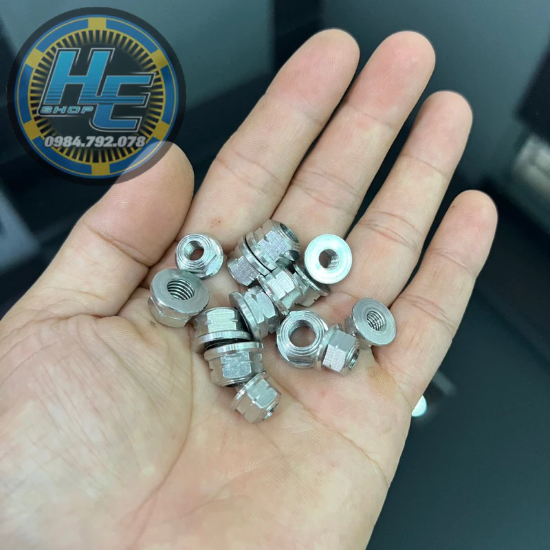 Tán Hở 6-8 Li Inox 304 CNC