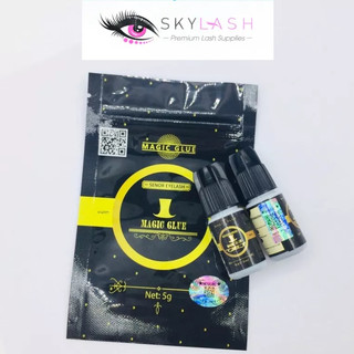 Keo nối mi magic glue -siêu bền ít cay - tạo fan - dụng cụ nối mi skylash