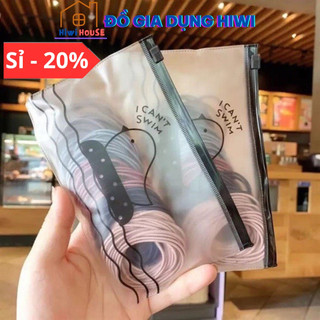 Sét dây buộc tóc 100 dây có túi zip Hiwi