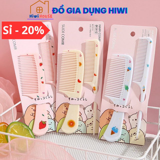 Set 2 Lược Chải Tạo Kiểu Tóc Hình Cute