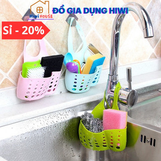 Giỏ Silicon Treo Vòi Nước, Treo Giẻ Rửa Bát Silicon