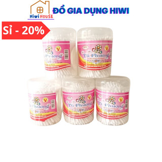 Tăm Bông Trẻ Em,LẺ 1 Hộp Tăm Bông Tú Phương Cho Bé