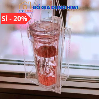 Túi Trong Suốt Đựng Ly Bình Giữ Nhiệt - túi đựng ly thái lan hiwihouse