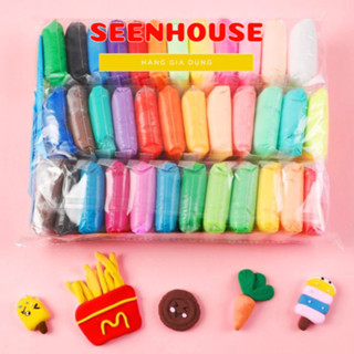   Combo 5 Set  Đất sét tự khô siêu nhẹ 500gr  12 màu  đất nặn làm đồ trang trí 