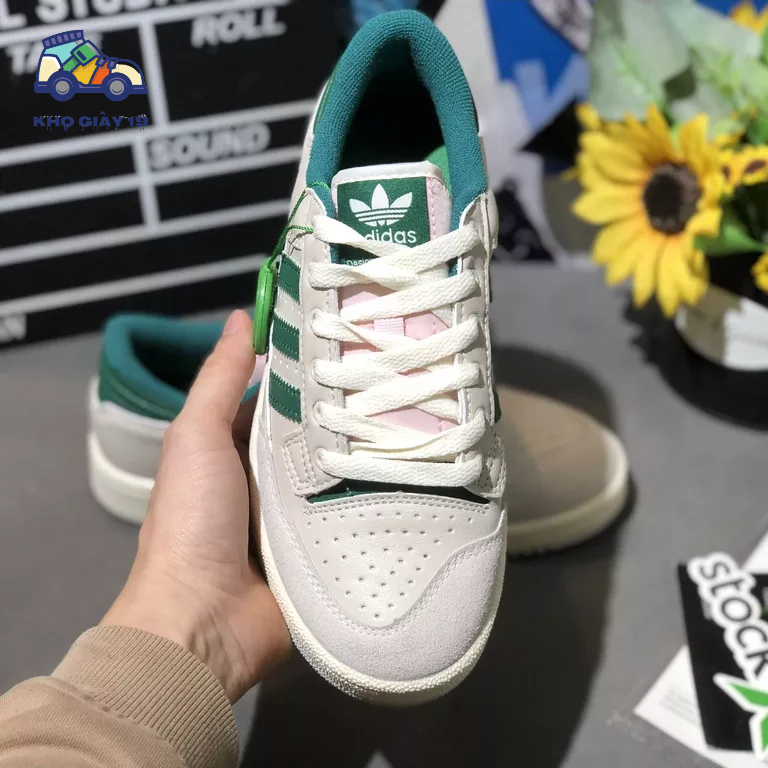 Giày Adidas Forum Xanh, Sneaker Adidas Forum low 84 Green unisex bản đẹp 2023