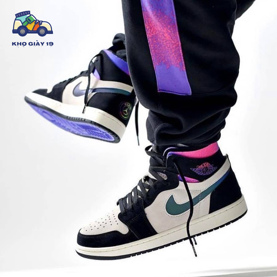 Giày Jordan PSG, Giày thể thao Air JD1 zoom high mix paris saint-germain cực hot Full Box