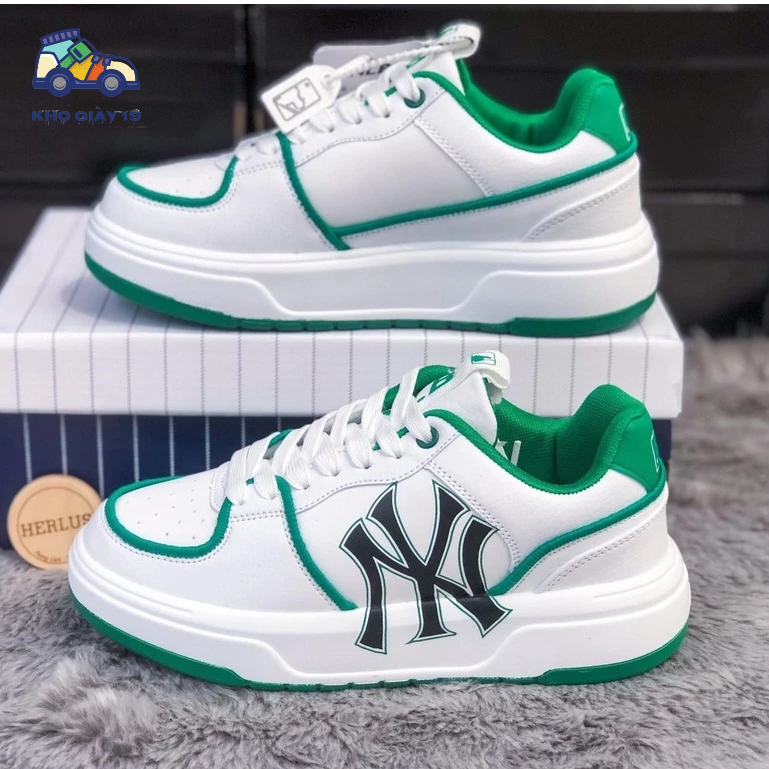 Giày thể thao MLB Chunky Boston, Sneaker Ny đen phối đồ nam nữ bản đẹp 2023 Full Box