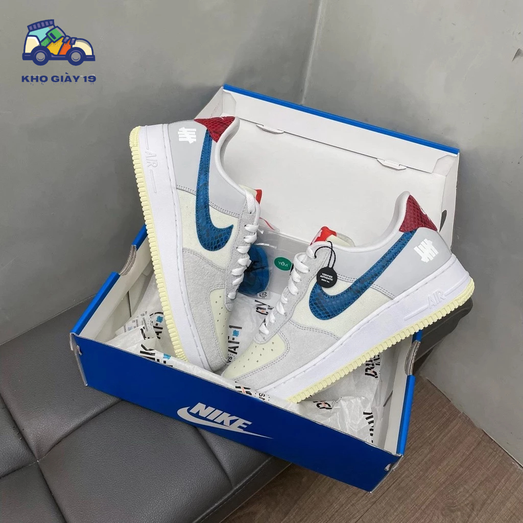 Giày thể thao Air Force 1 Xám SP_Giày sneaker AF1 Xám vệt xanh 2023 Full box