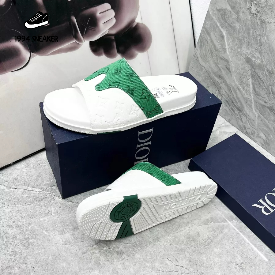 Dép LV nam_Dép nam quai ngang LV cao su nhiều màu phối đồ cực chất hot trend 2023