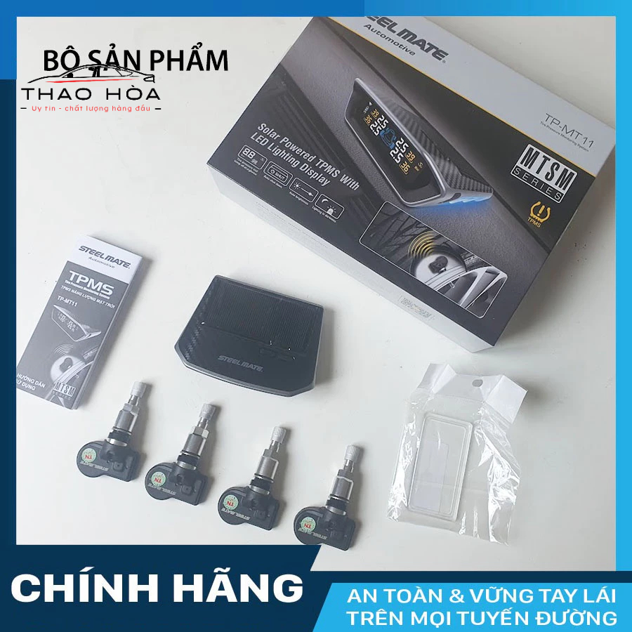 [HÀNG XỊN CHÍNH HÃNG] Cảm biến áp suất lốp Steelmate MT11 Chính Hãng Phân Phối