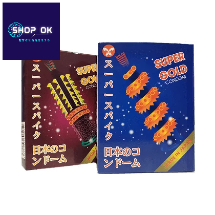 Bao cao su siêu gai bi râu Super Gold - Hàng Nhật