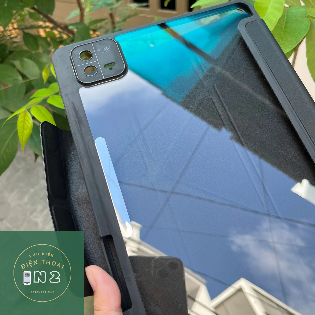 Bao Da Xiaomi Mi Pad 6 – Mi Pad 6 Pro Bảo Vệ Camera Có Khe Đựng Bút Hít Nam Châm