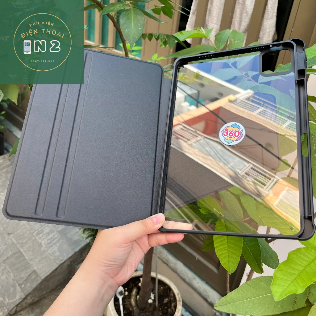 Bao Da Xoay 360 Độ Xiaomi Mi Pad 6 Pro – Mi Pad 6 Có Khe Đựng Bút