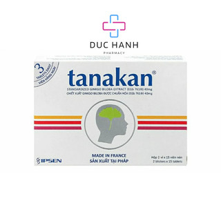 Tanakan Viên bổ não chính hãng Pháp - Hộp 30 viên