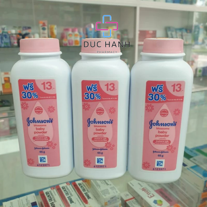 Phấn rôm Johnson Baby 65g chống bết tóc - CHÍNH HÃNG - Phấn em bé chống hăm cho bé, an toàn dễ chịu