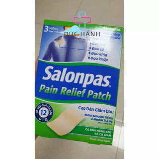 HỘP 3 MIẾNG SALONPAS PAIN RELIEF PATCH