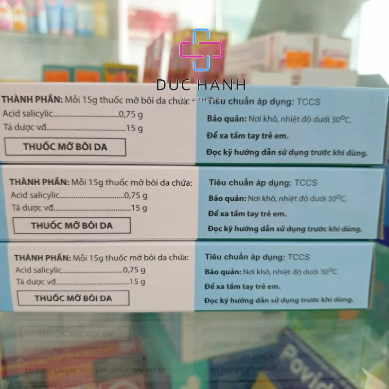 Kem bôi ngoài da Salicylic 5% - Giúp làm mềm da, bạt sừng