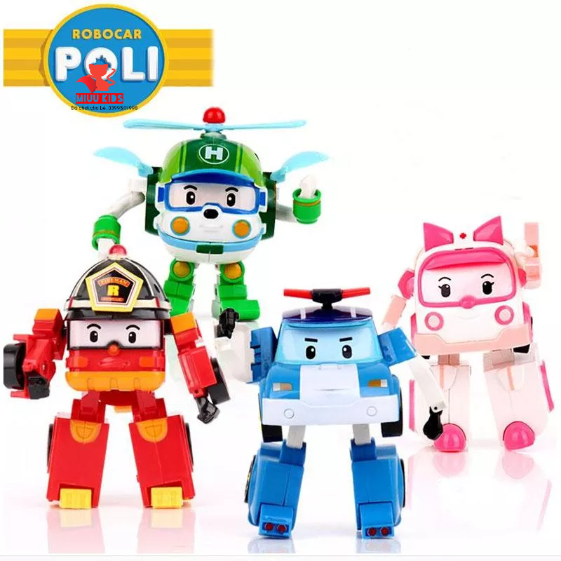 Robot biến hình xe cảnh sát Poli