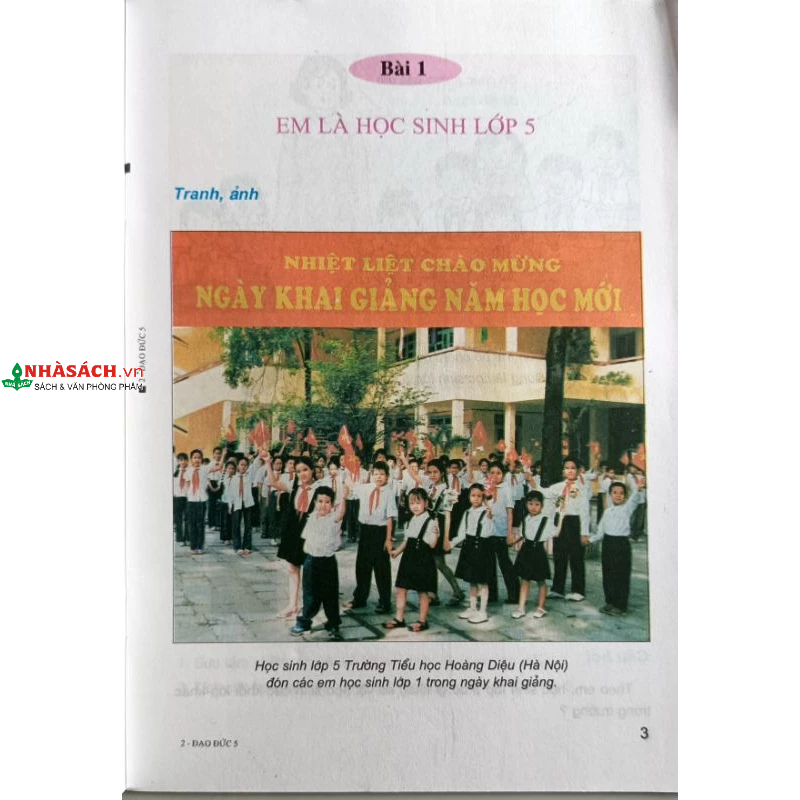 Đạo Đức lớp 5+Bìa bao