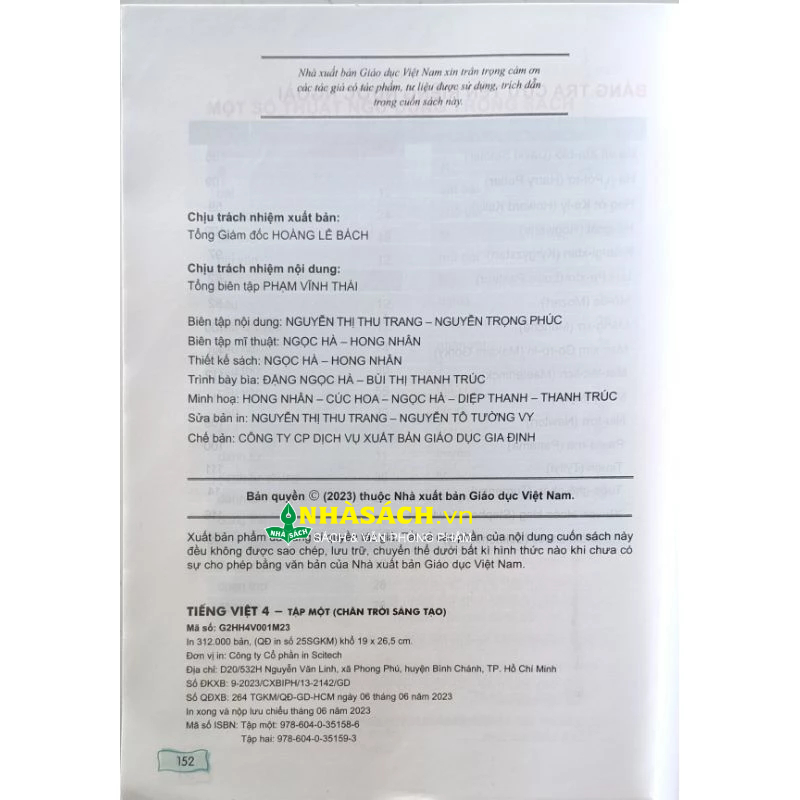 Tiếng Việt lớp 4 Tập 1+Bìa bao