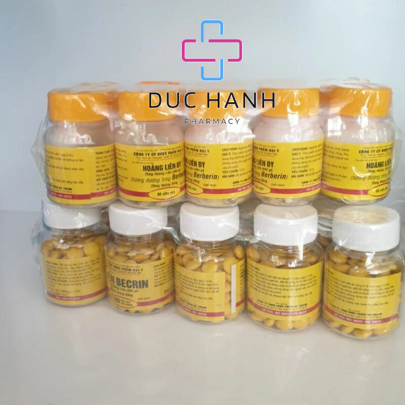 Berberin lọ 80, 100, 500 viên