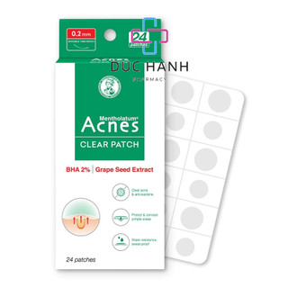 Miếng dán mụn Acnes Clear Patch H24 miếng