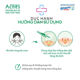 Miếng dán mụn Acnes Clear Patch H24 miếng